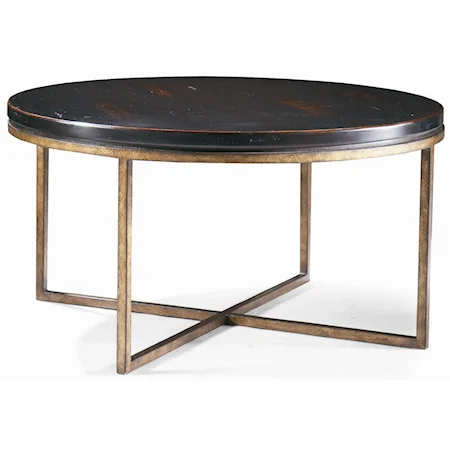 Contemporary Round Cocktail Table